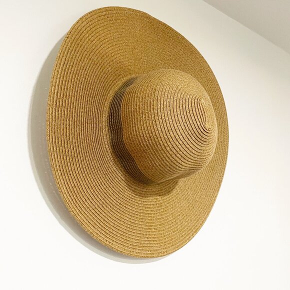 L*Space Classic Wide Brim Straw Sun Hat Coastal Cowgirl, Beachcore, Minimal Chic - Picture 3 of 10